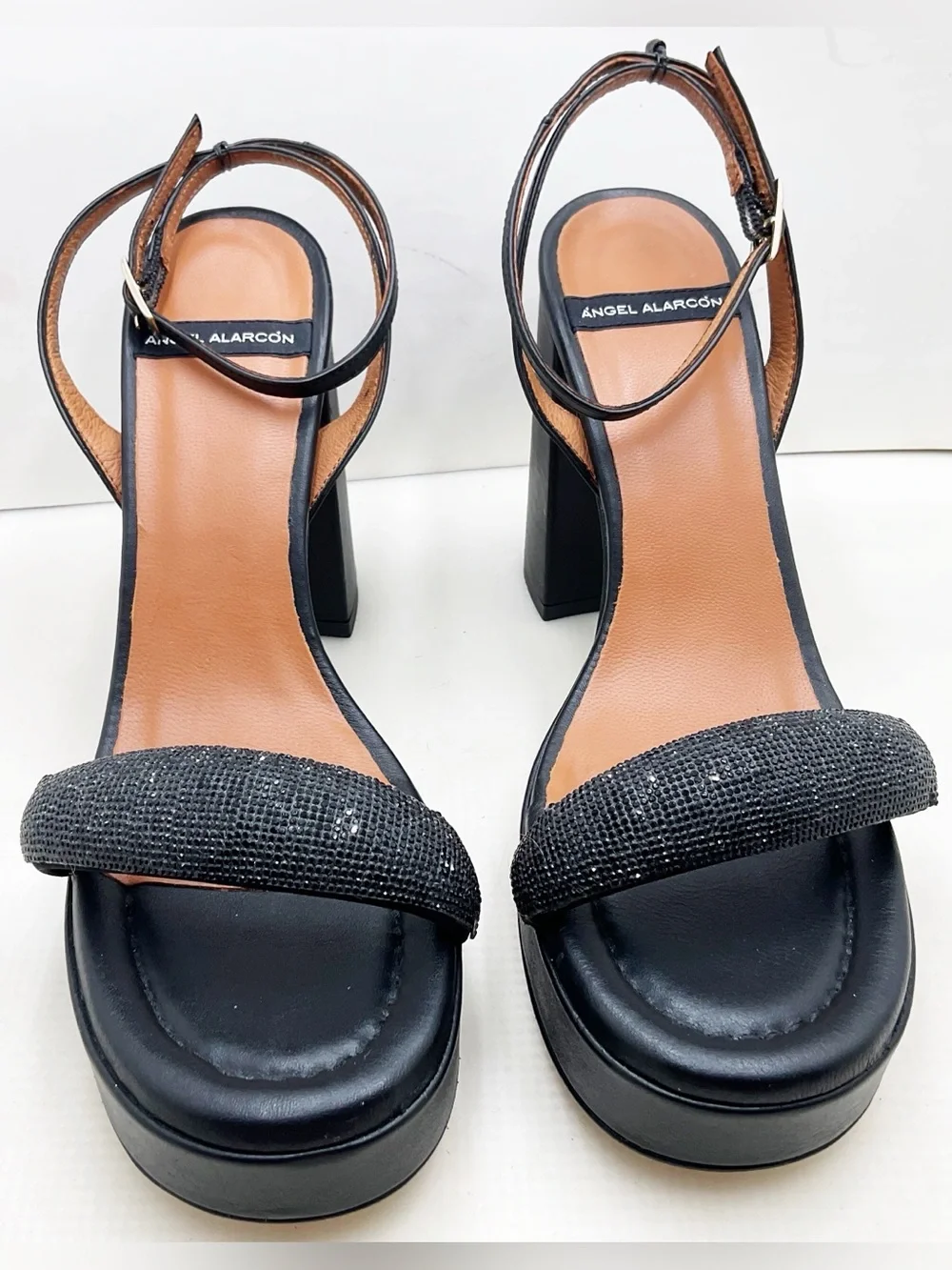 🆕{Angel Alarcon} Embellished Platform Sandals